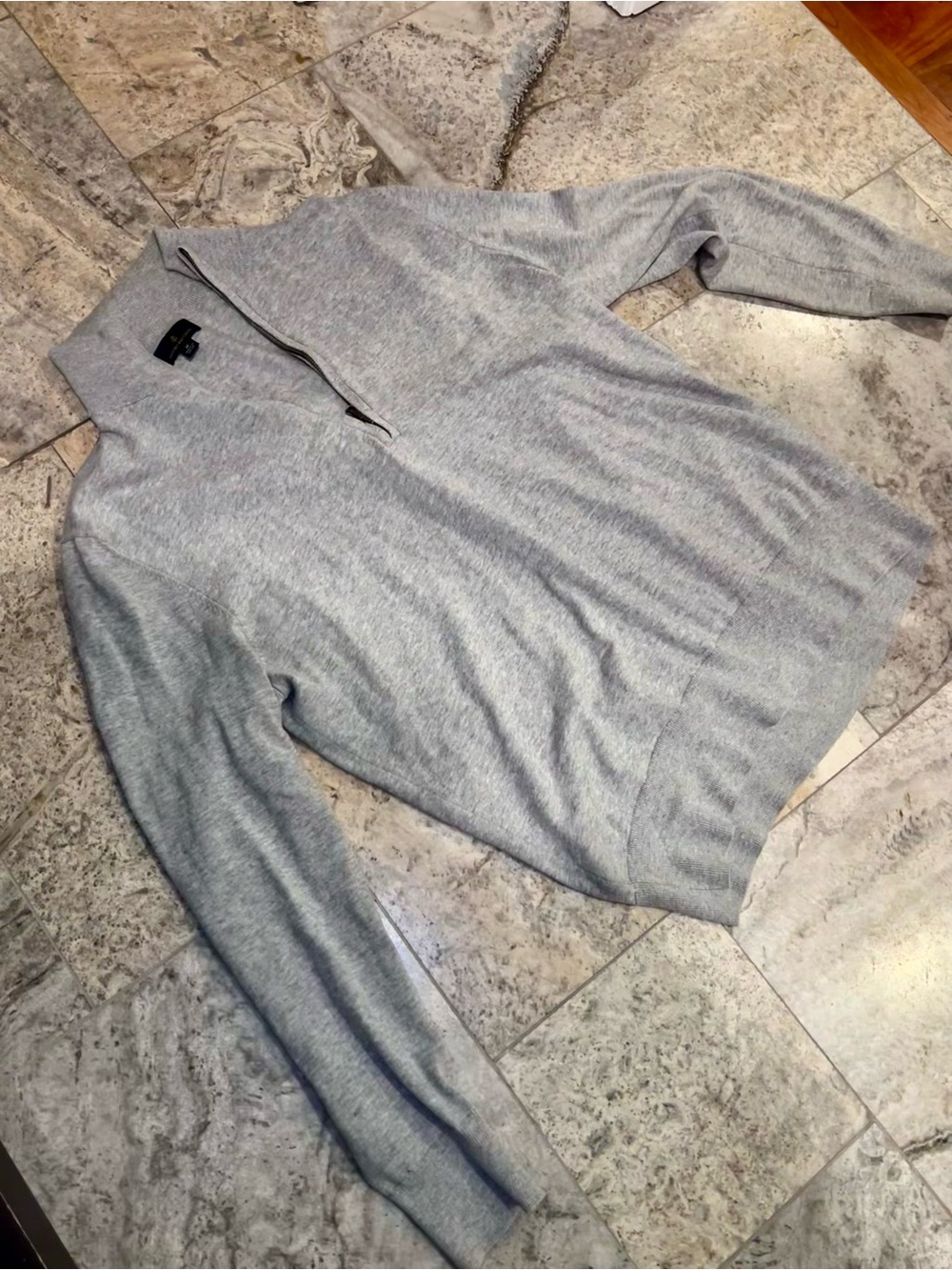 Men's brooks brothers Supima® Cotton Pique Quarter-Zip Sweater